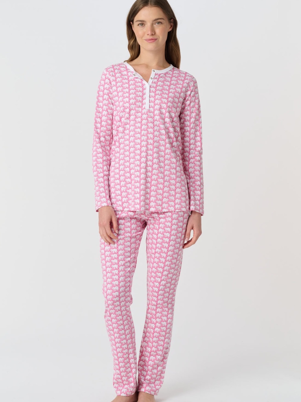 Roller Rabbit Pink Elephant-Print Pants ONLY size XS